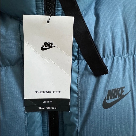 Nike Sportswear Therma-Fit Repel Loose Fit Down Fill Jacket Rift Blue Men XL - Picture 7 of 10